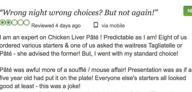 Burnt Truffle Trip Advisor Review 2